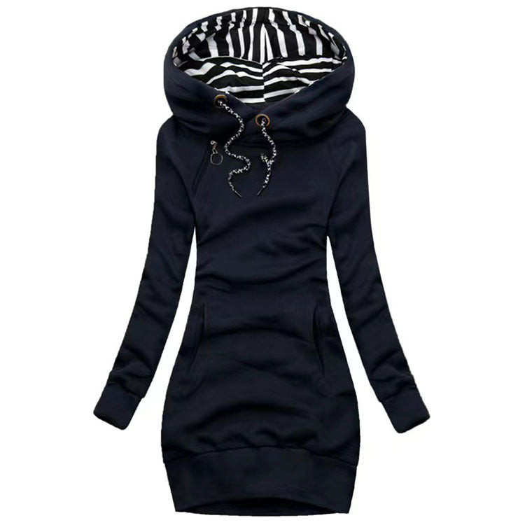 Long Cotton And Linen Women's Slim Windbreaker Women Were Thin