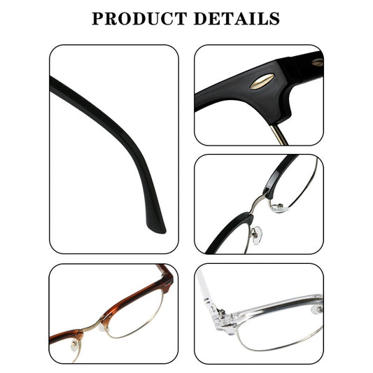 4-Pack Photochromic Glasses Set - UV Protection & Auto-Darkening Lenses Lightweight & Stylish For Indoor & Outdoor Use