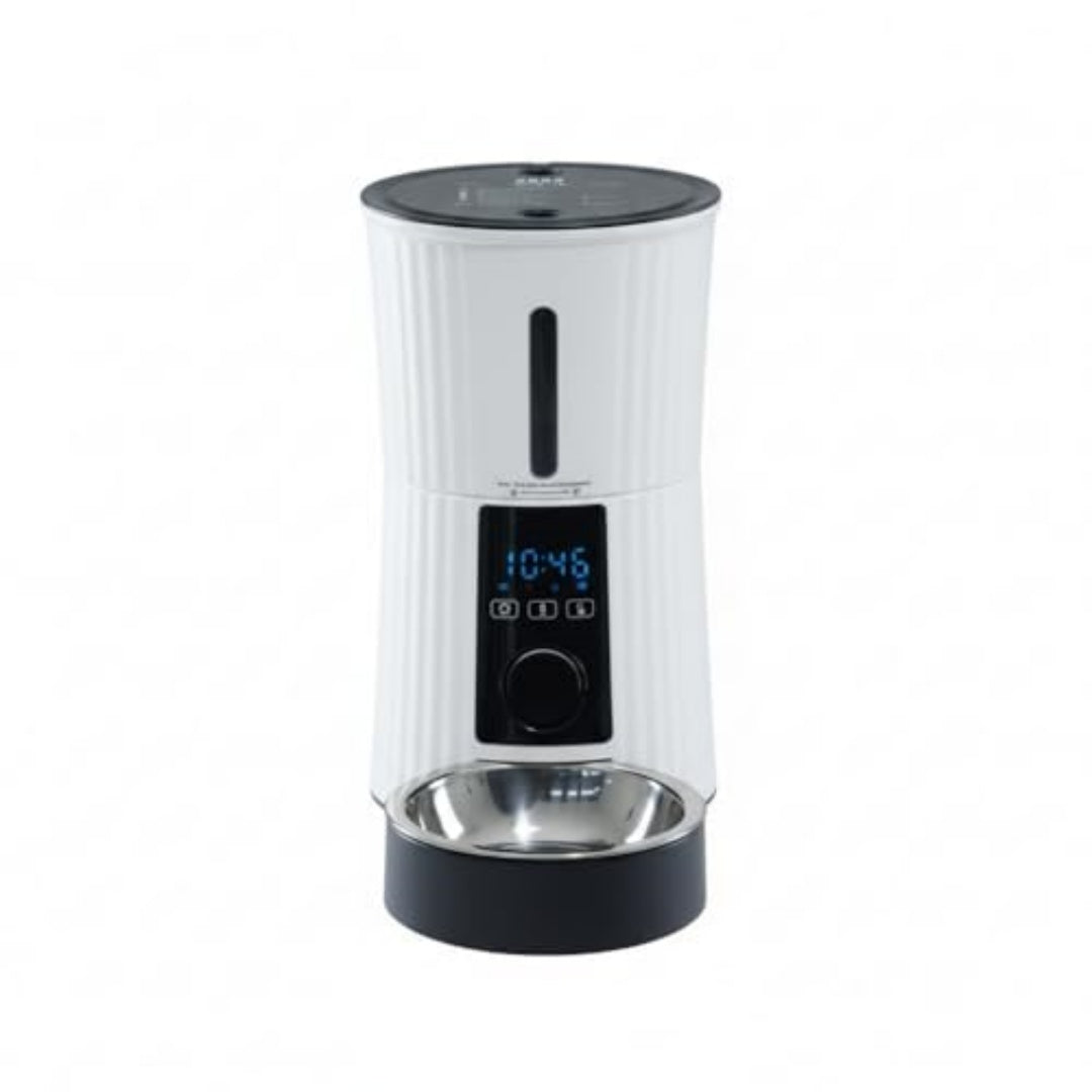 Intelligent Feeder, Equipped With WiFi Application Control Function, A 4-liter Capacity Intelligent Pet Food Dispenser Specifically For Cats And Dogs