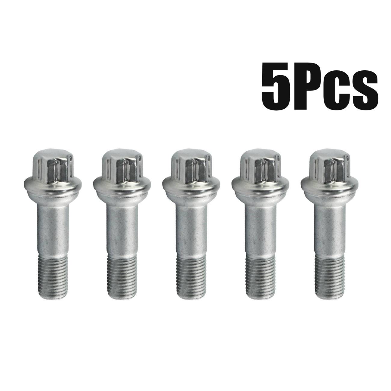 Fit W164 W166 X204 W221 C216 5PCS STAINLESS STEEL Wheel Lug Bolt