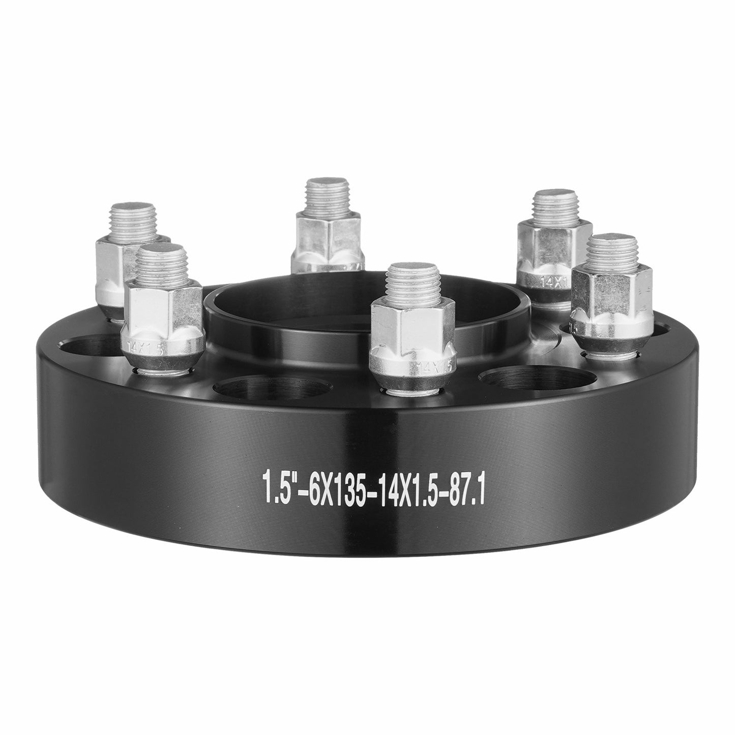 Wheel Spacers Wheel Adapters 6 Lug Forged Spacer 4 PCS Black