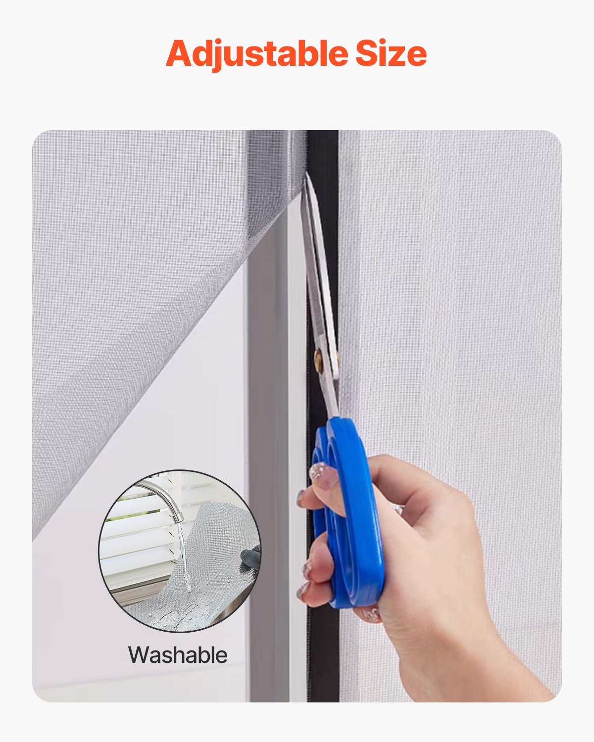 Window Screen Replacement, 100 Ft × 96 In Window Screen Mesh, DIY Adjustable Fiberglass Screen Mesh - Durable, Washable & Easy To Install, Window Screen Repair Kit For Patio Porch Door Windows