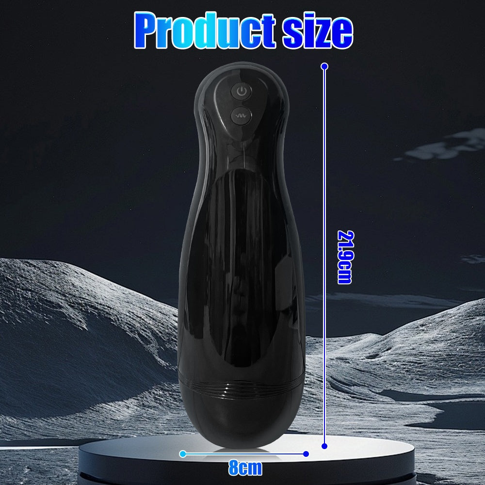 Penile Endurance Exercise Device With Headphones, Capable Of Speech, 10 Frequency Vibration, Stimulator, Simulated Vaginal Stimulator, Toy