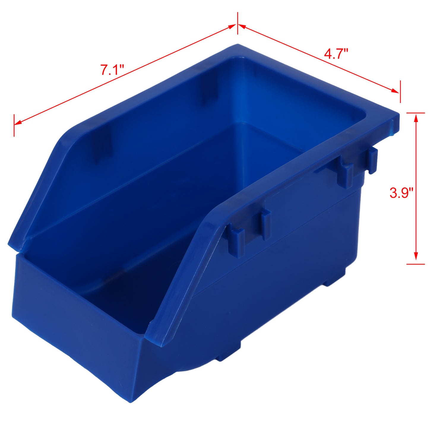90 Parts Box Shelf Storage Organizer With Locking Wheels For Shops, Garages And Homes