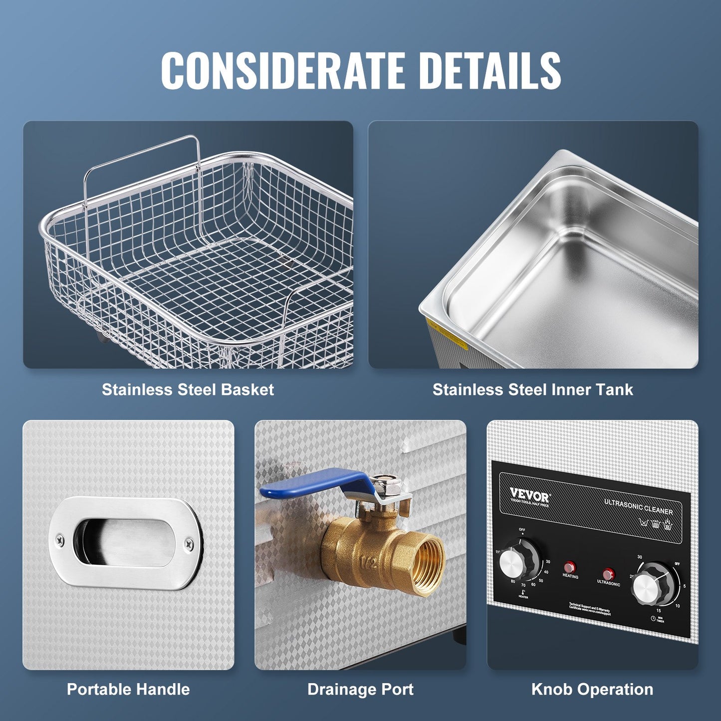 15L Ultrasonic Cleaner With Heater Timer & Basket, Professional Digital -Sonic Cavitation Machine, 360W Cleaning Machine For Lab Tools, Metal Parts, Carburetor, Brass, Auto Parts, Engine Parts