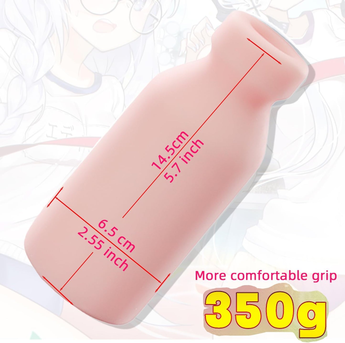 Milker Stroker Male Masturbator 0.77lbs, Mini Home Dorm Private Use Toys, Male Pleasure Doll With Textured Tunnel, Portable Pocket Vagina, Male Penis Glans Trainer