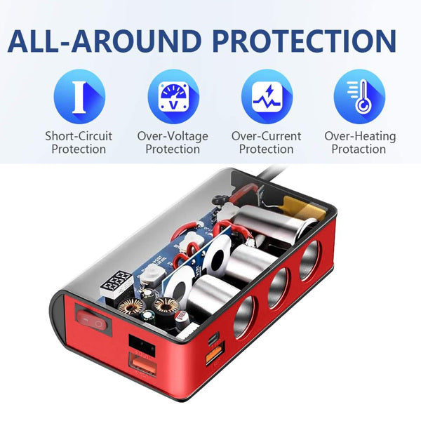 7-in-1 Cigarette Lighter Dispenser, Banned Platform Temu