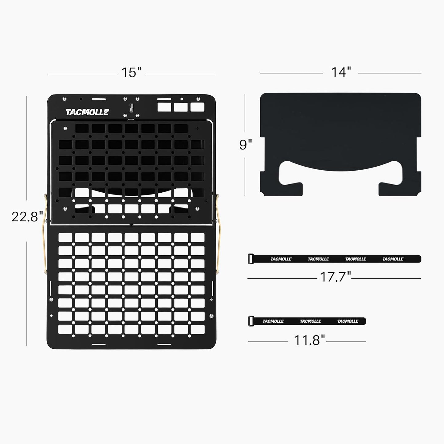Tacmolle Innovative Dual-Tray Car Organizer