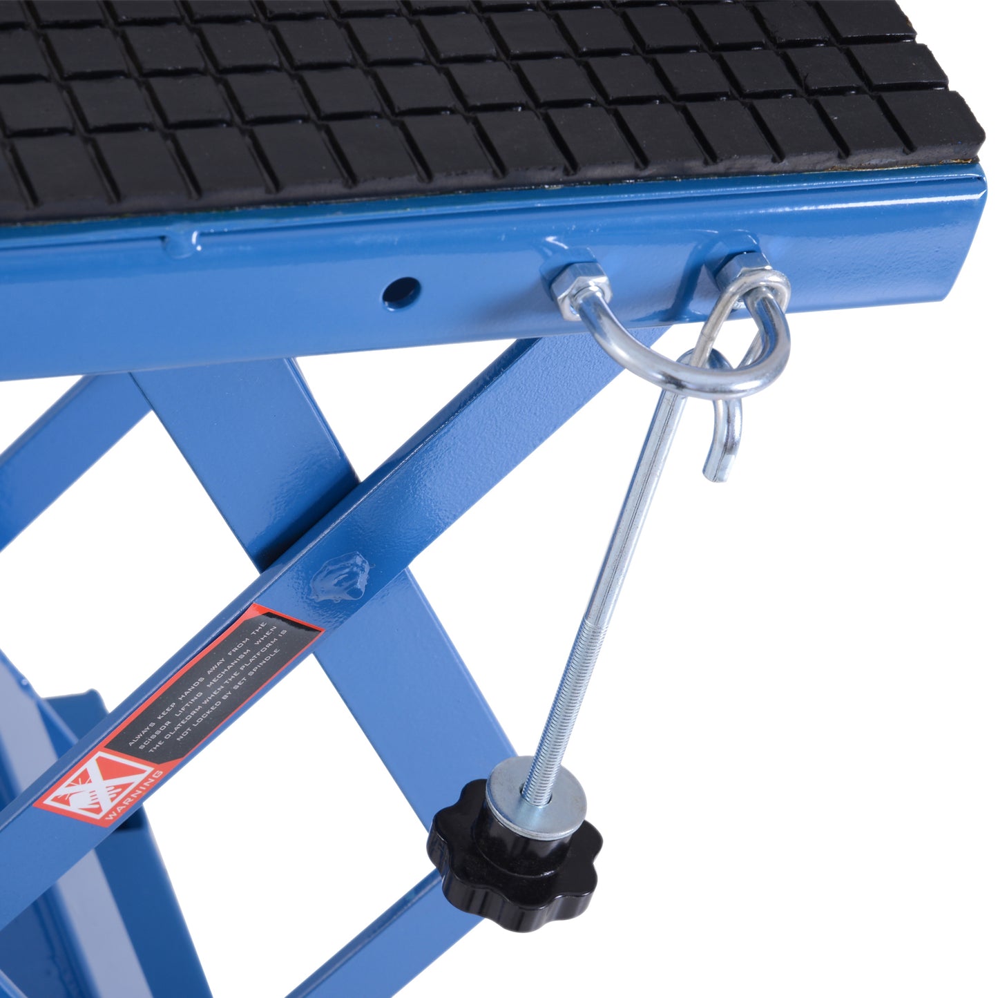 300 lbs Hydraulic Motorcycle Scissor Jack Lift Foot Step Wheels for Small Dirt Bikes