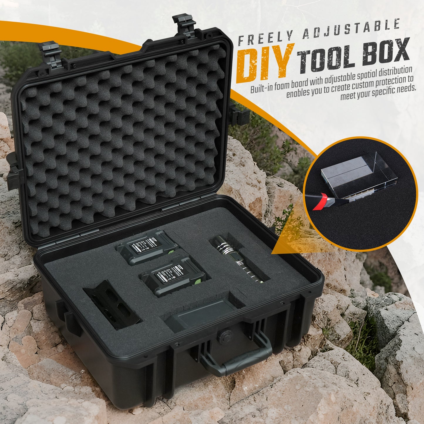 Protective Camera Case With Customizable Foam