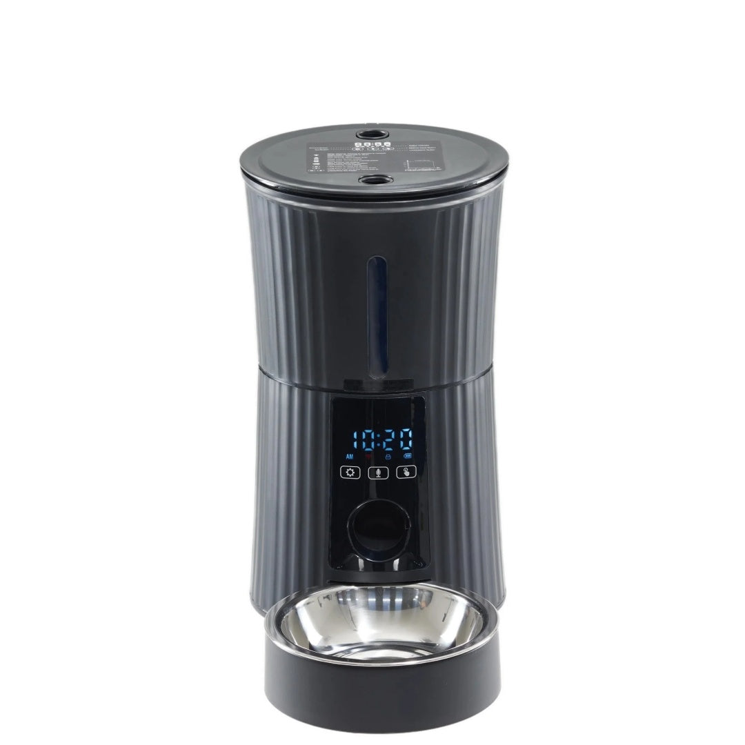 Intelligent Feeder, Equipped With WiFi Application Control Function, A 4-liter Capacity Intelligent Pet Food Dispenser Specifically For Cats And Dogs