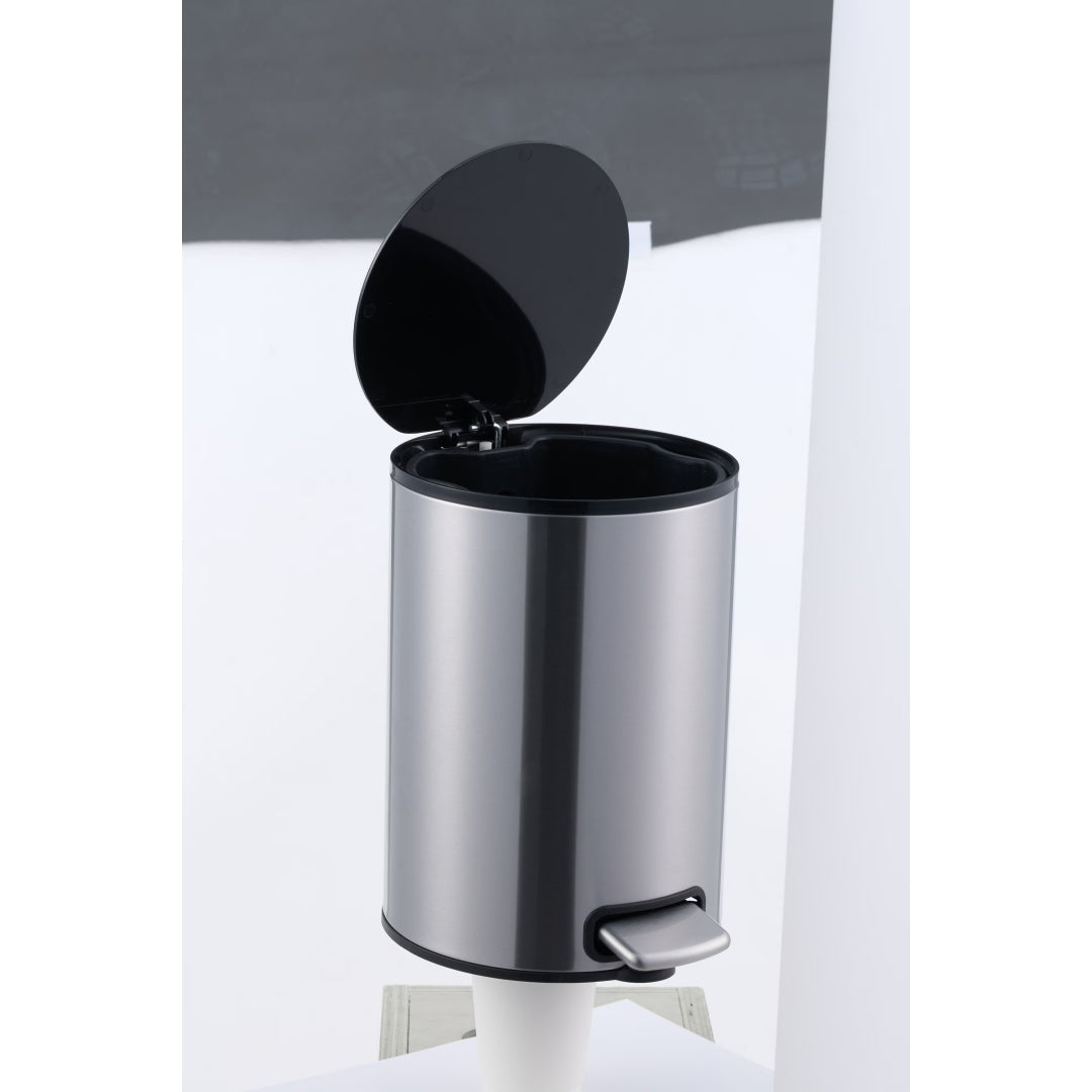 SSTC002-5L-S, Stainless Steel Kitchen Trash Can, 5L
