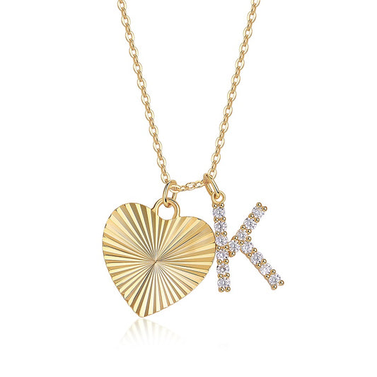 1Heart Of Hearts Luxurious Fashion Diamond Pendant Necklace Set With Mosan Diamond Silver Ornaments Prohibit TikTok sales