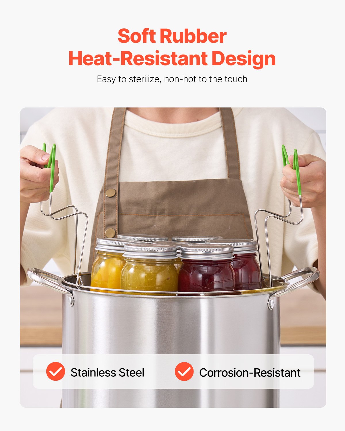 Canning Supplies Starter Kit 9 PCS Stainless Steel Water Bath Canning Set