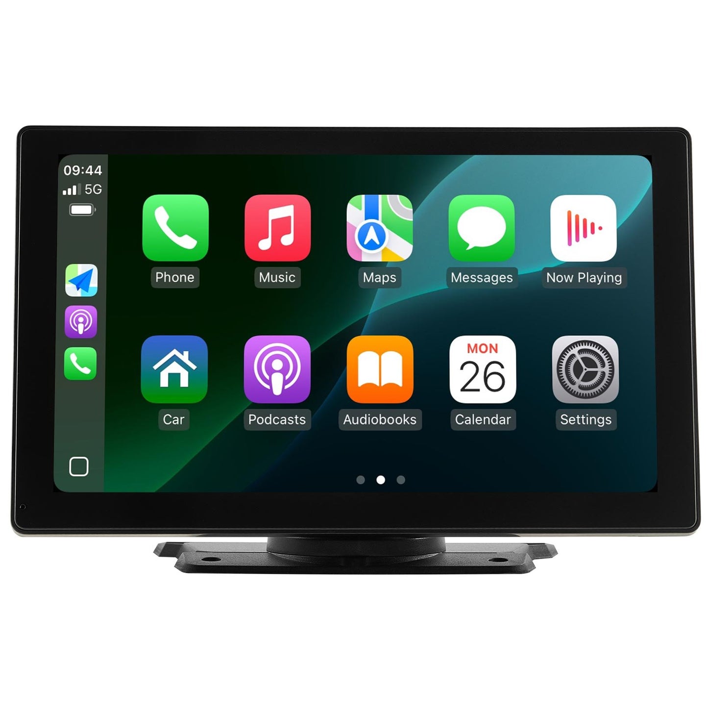 Wireless Car Stereo, 9-Inch HD Portable Radio Touch Screen Compatible With Apple CarPlay & Android Auto, CarPlay Screen With Backup Camera, Voice Control, Mirror Link, Bluetooth, GPS Navigation