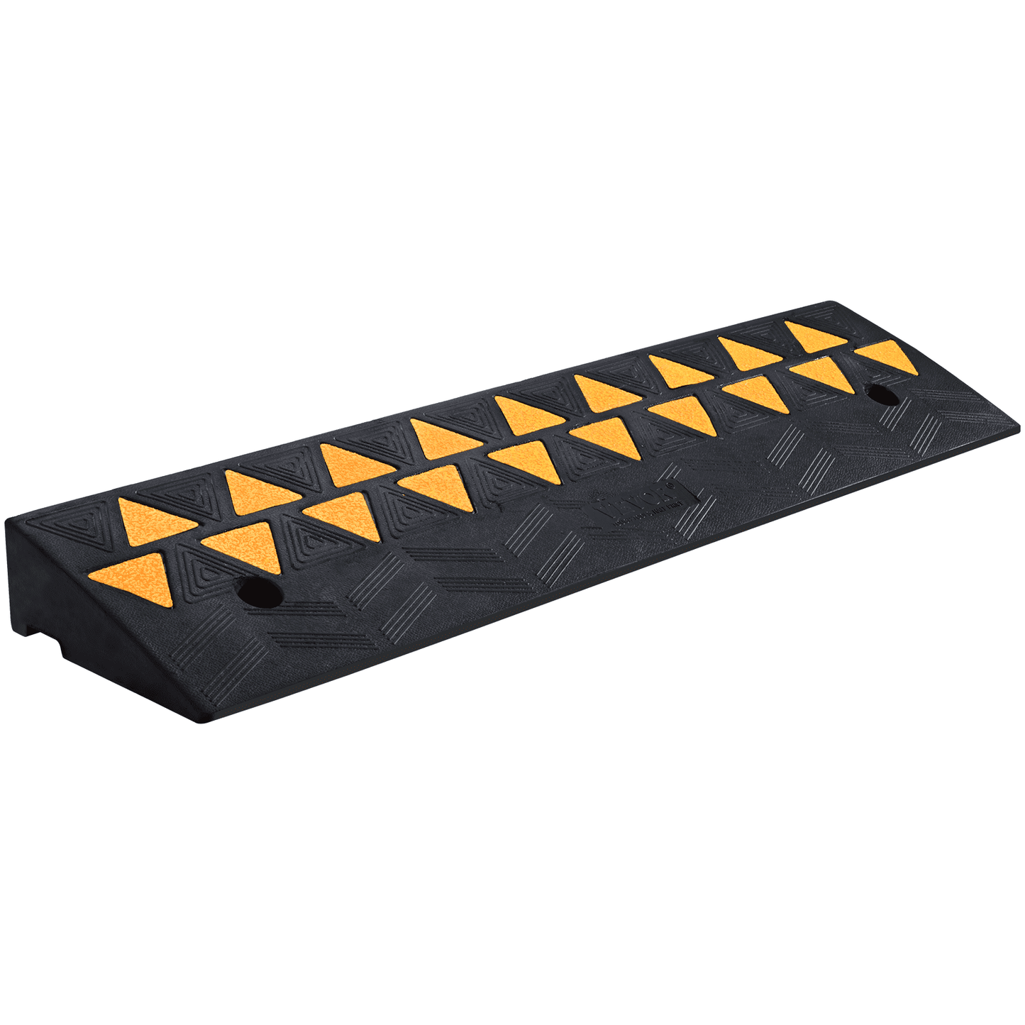 VEVOR Rubber Curb Ramp Rise Height Sidewalk Curb Ramp, Driveway Ramp For Curb, 15T Heavy Duty Rubber Ramp For Forklifts, Trucks, Buses, Cars, Wheelchairs, Bikes