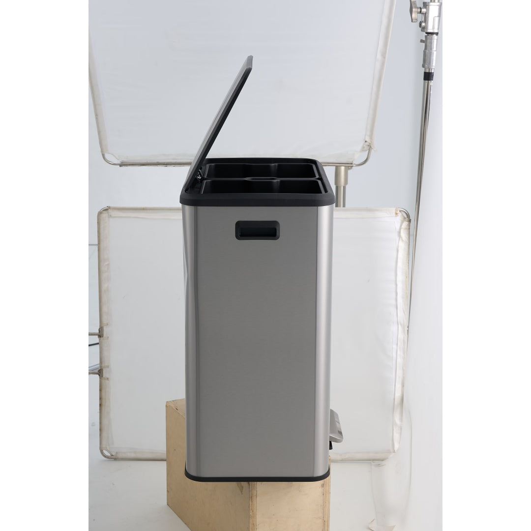 SSTC601-60L-S, Stainless Steel Kitchen Trash Can, 60L