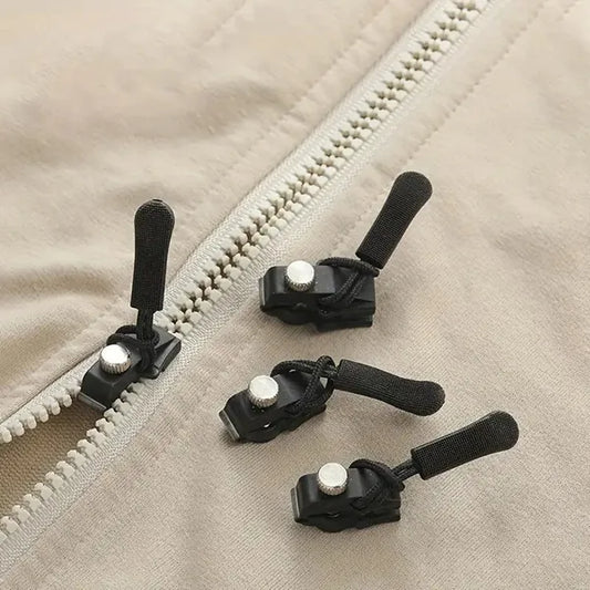 36 Zipper Repair Kit, Quick Installation Of Zipper Head, Removable Replacement Zipper Top, Exchange Plastic Zipper Pull, Suitable For Clothing, Luggage, Backpacks, Sewing Supplies, Size S/M/L