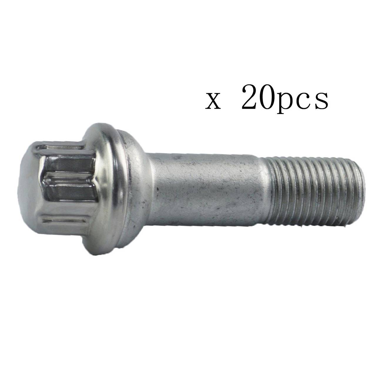 20PC STAINLESS STEEL Wheel Lug Bolt Fit W164 W166 X204 W221 C216