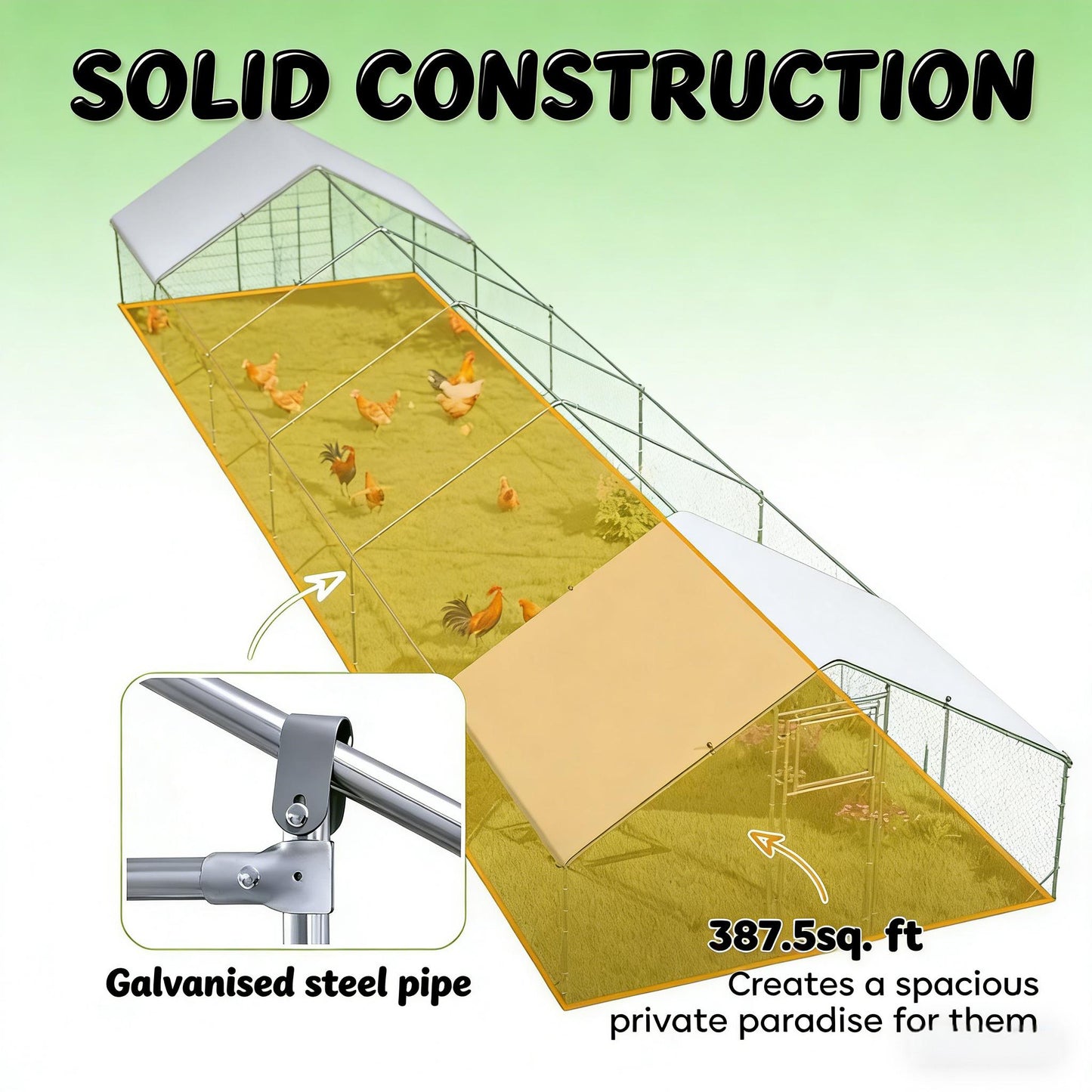 Large Pet House,Chicken Coop,Outdoor Hen House,Duck House