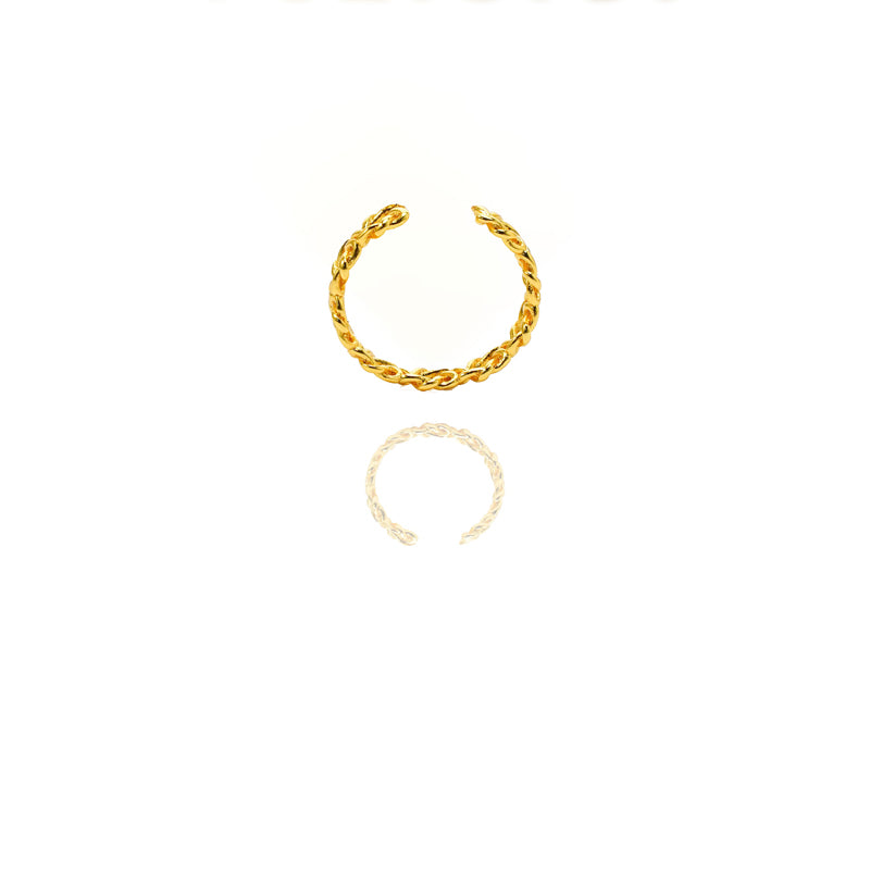24k Gold Jewelry,Adjustable Ring Vintage Charm Jewelry,Fine Gold Celtic Knot Band Eternity Ring