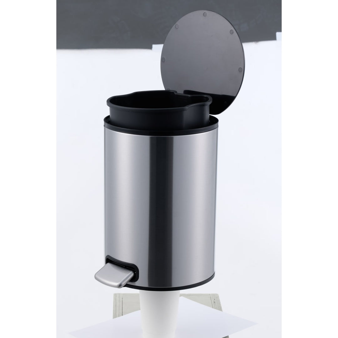 SSTC002-5L-S, Stainless Steel Kitchen Trash Can, 5L