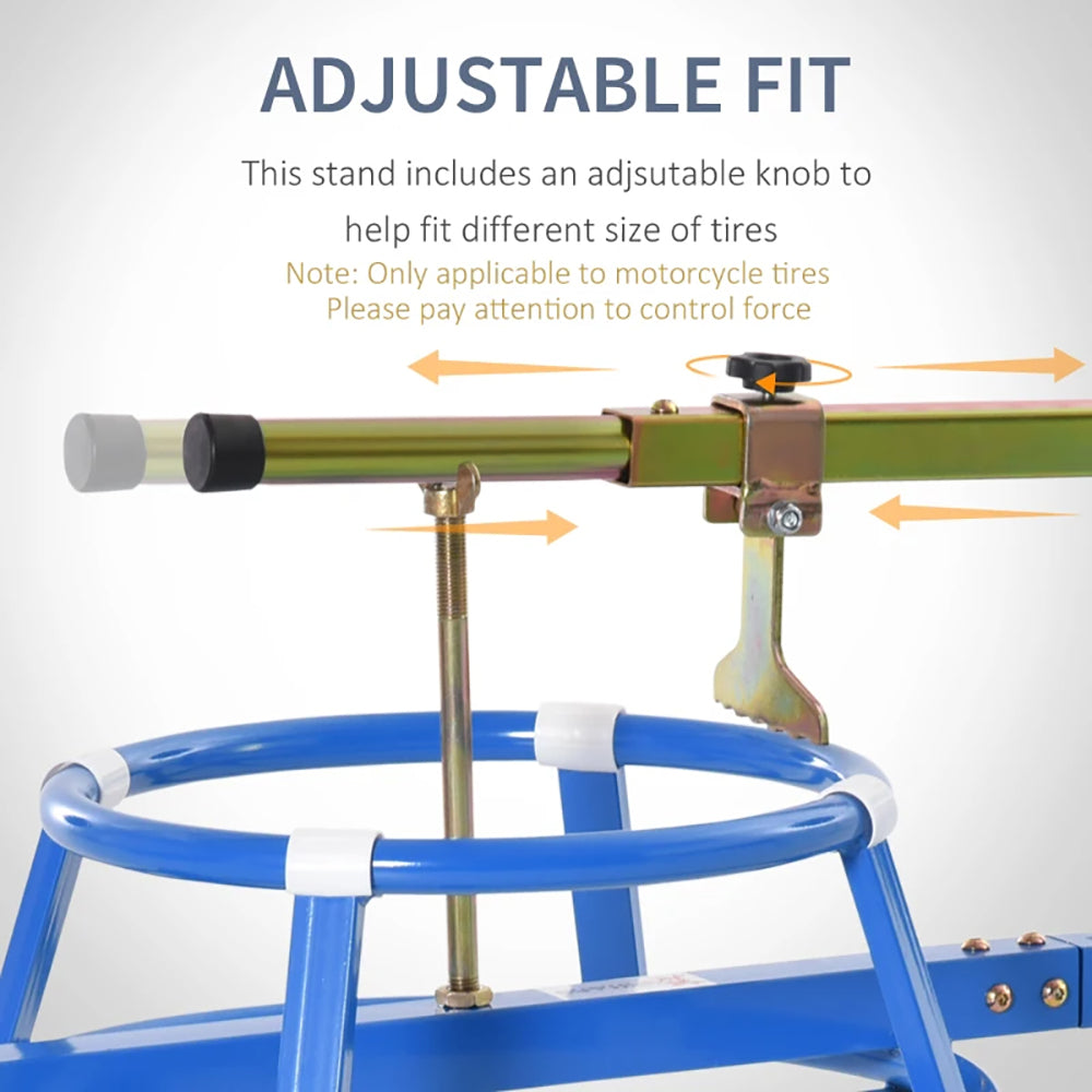 Motorcycle Tire Changing Stand Durable Steel Machine With Adjustable Bead Popper And Leverage Handle For 16'' - 24'' Multi Size, Tikt0k Sale Prohibited