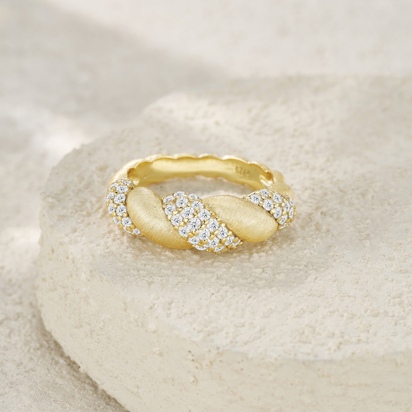 1Tengman - A Fashionable Jewelry Accessory Set With Moissanite S925 Sterling Silver And Gold-plated Diamond Prohibit TikTok sales