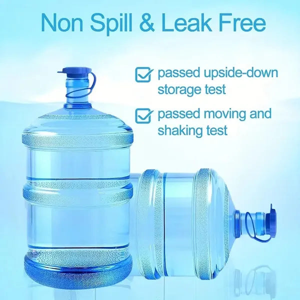 [3-piece Set]3 & 5-gallon Water Bottle Caps, Upgraded Reusable Replacement Caps, Spill-proof Caps For 55mm Water Bottles