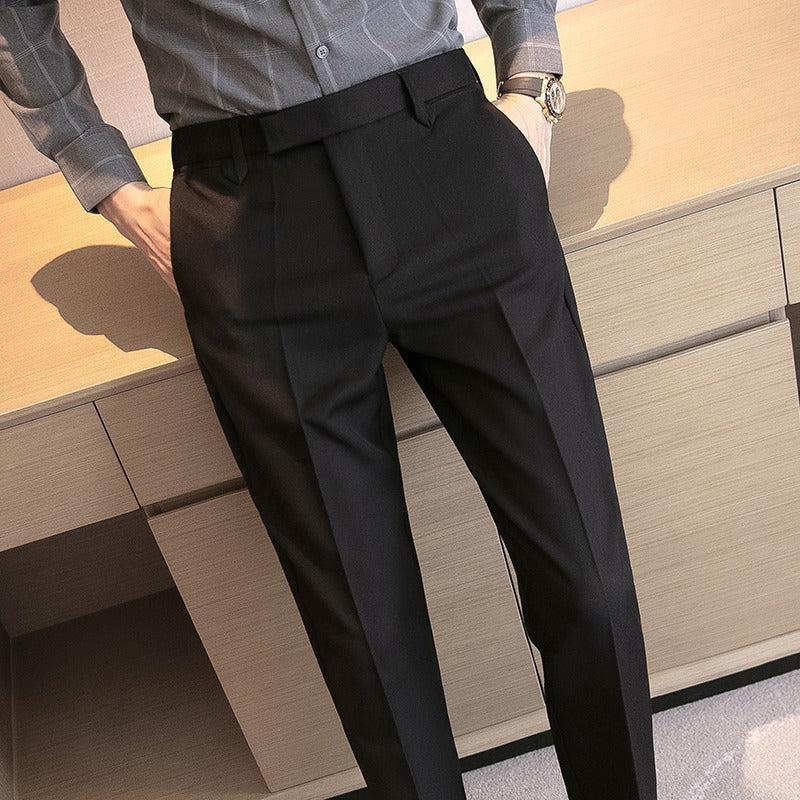 British-style Dapper Mens Dress Pants For Men