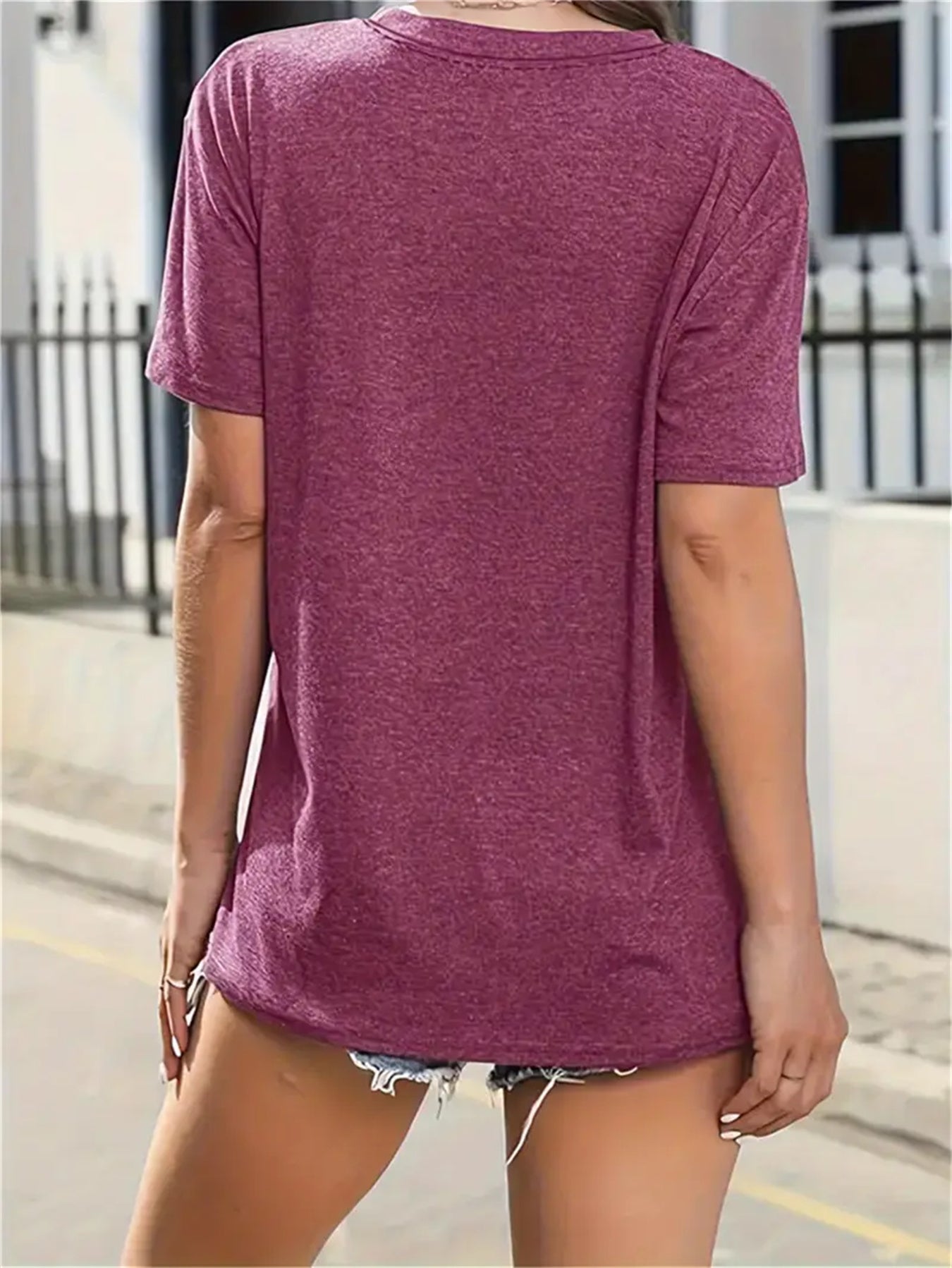 Women's Solid Color T-shirt