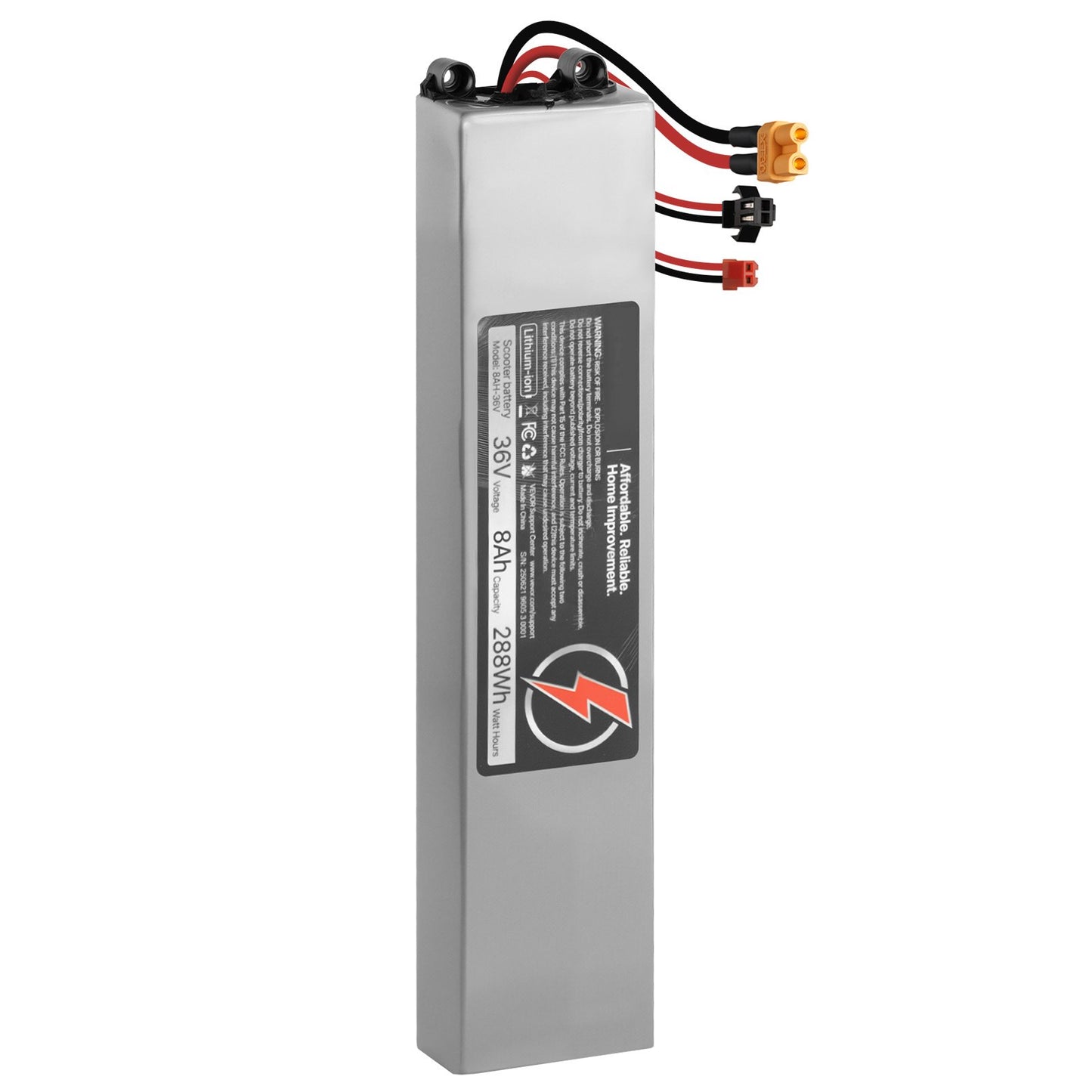 36V Scooter Battery Pack, 8Ah, 8000mAh Lithium Battery Replacement With 30A BMS, Charger, 500+ Cycles, Compatible With 1440W Motors, For Imitation M365 Electric Scooters, Without Communication
