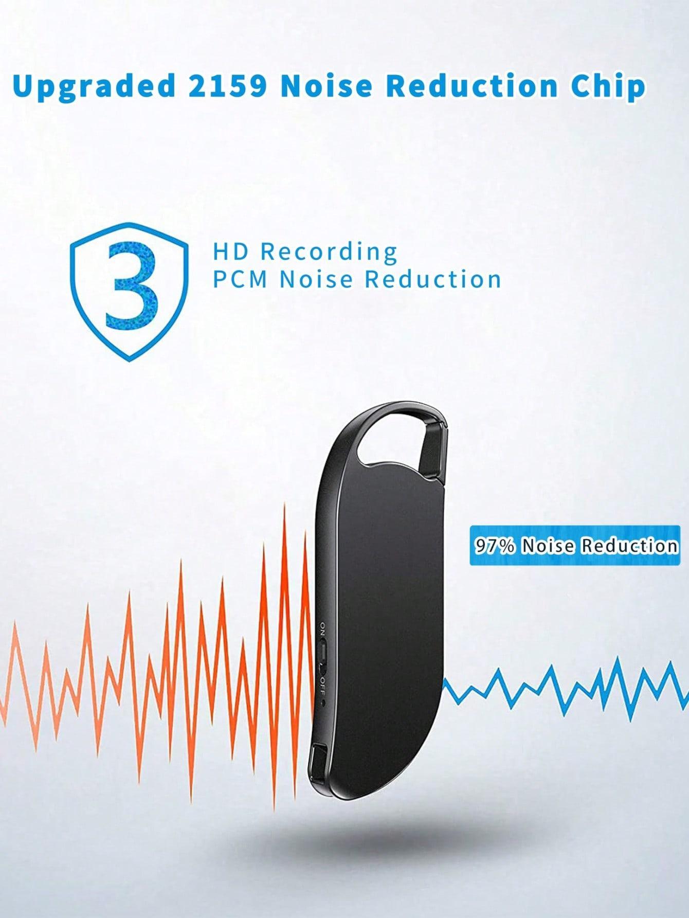 64GB Digital Voice Recorder, USB C Interface, Voice Activation And Noise Reduction, Suitable For Lectures, Meetings, Interviews, 900 Hours Of Large Capacity, Metal Casing