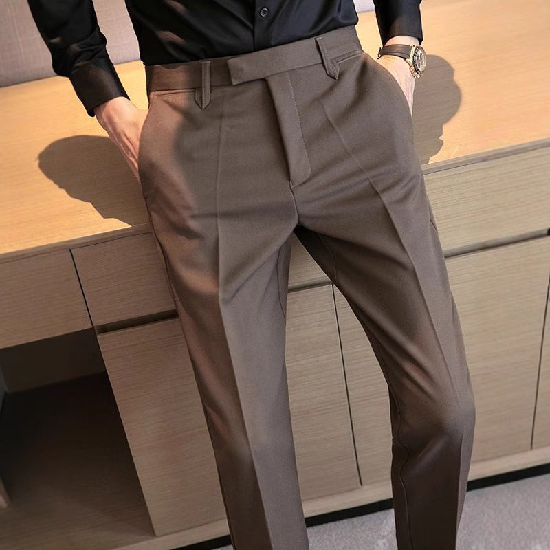British-style Dapper Mens Dress Pants For Men