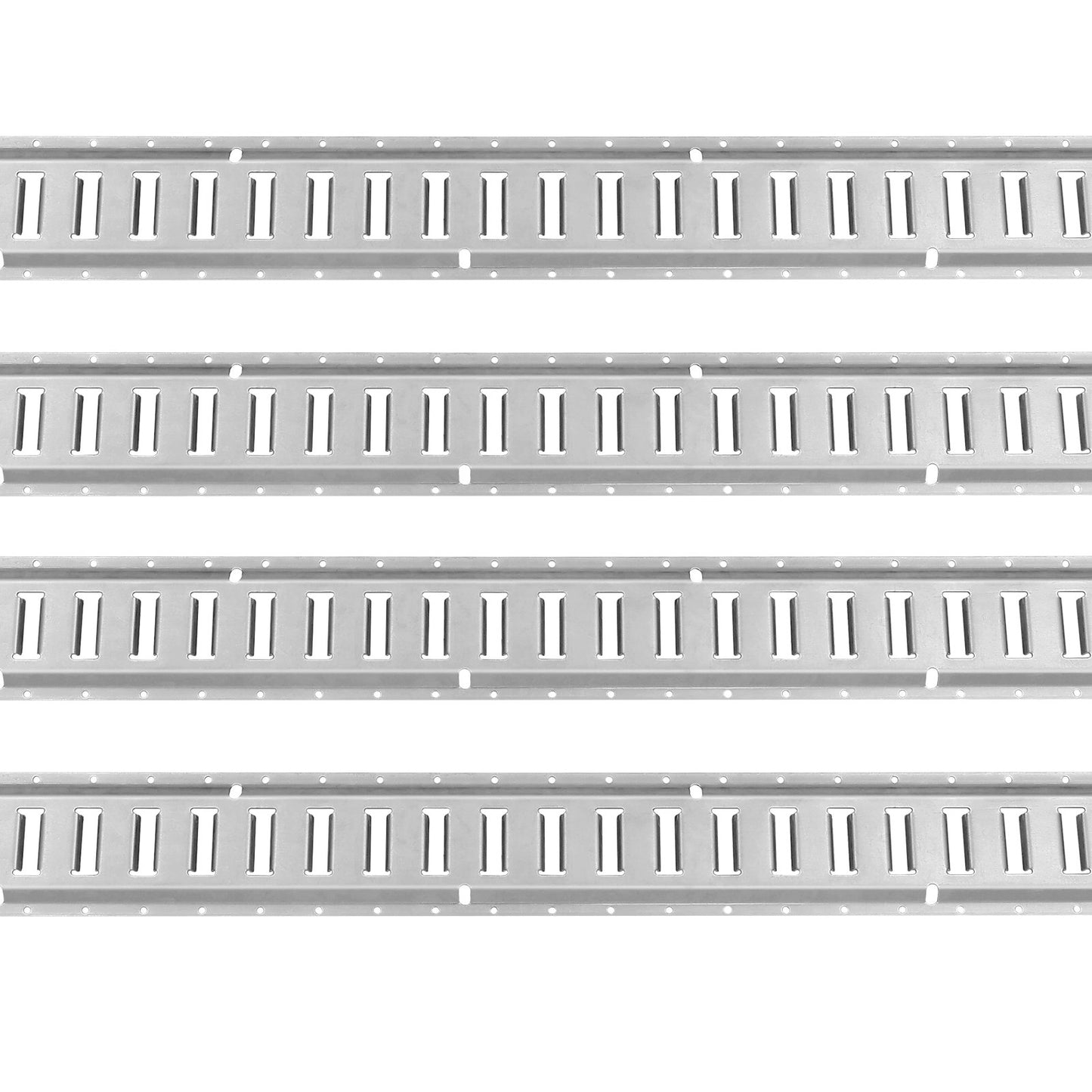 E Track Tie-Down Rail Kit, 34PCS 5FT E-Tracks Set Includes 8 Steel Rails & 2 Single Slot & 8 O Rings & 8 Tie-Offs , Securing Accessories For Cargo, Motorcycles, And Bikes