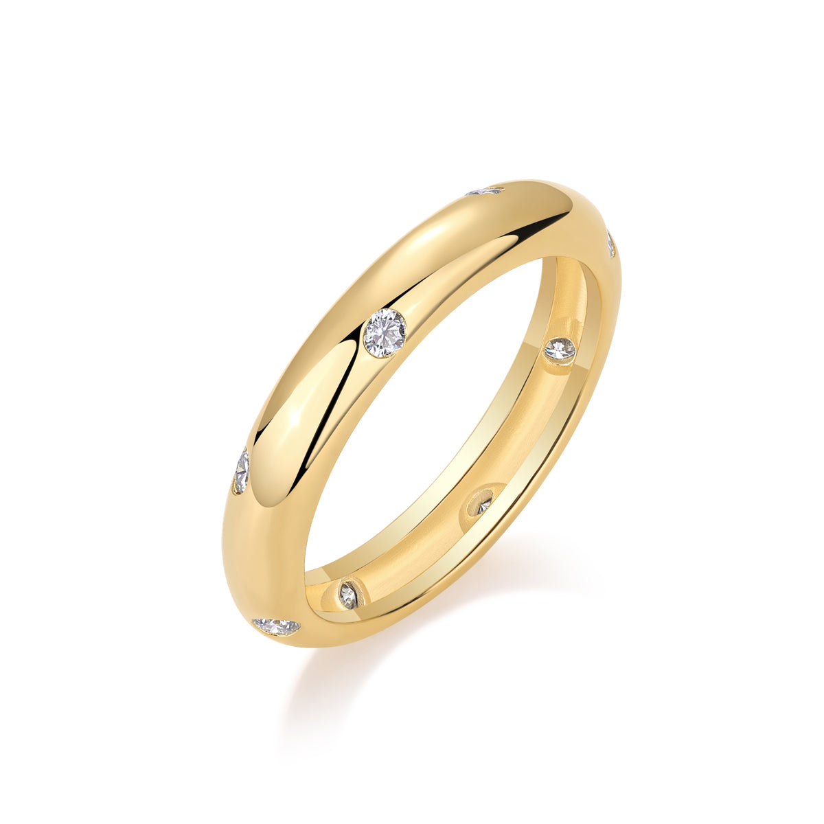 1Starry Diamond Ring Wedding Ring Luxury Fashion Moissanite Silver Ring Prohibit TikTok sales