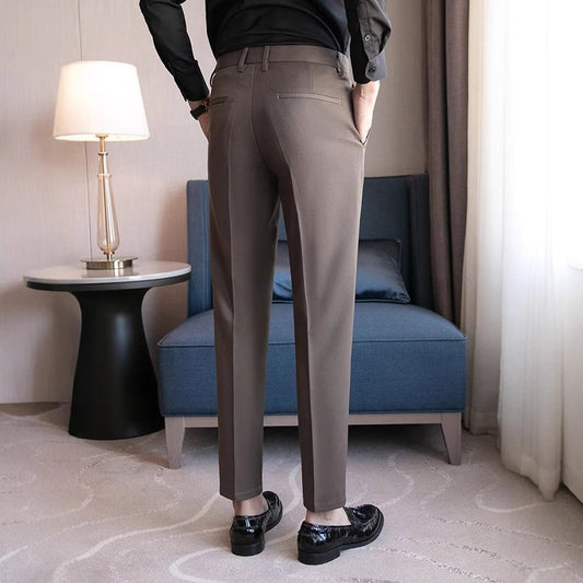 British-style Dapper Mens Dress Pants For Men