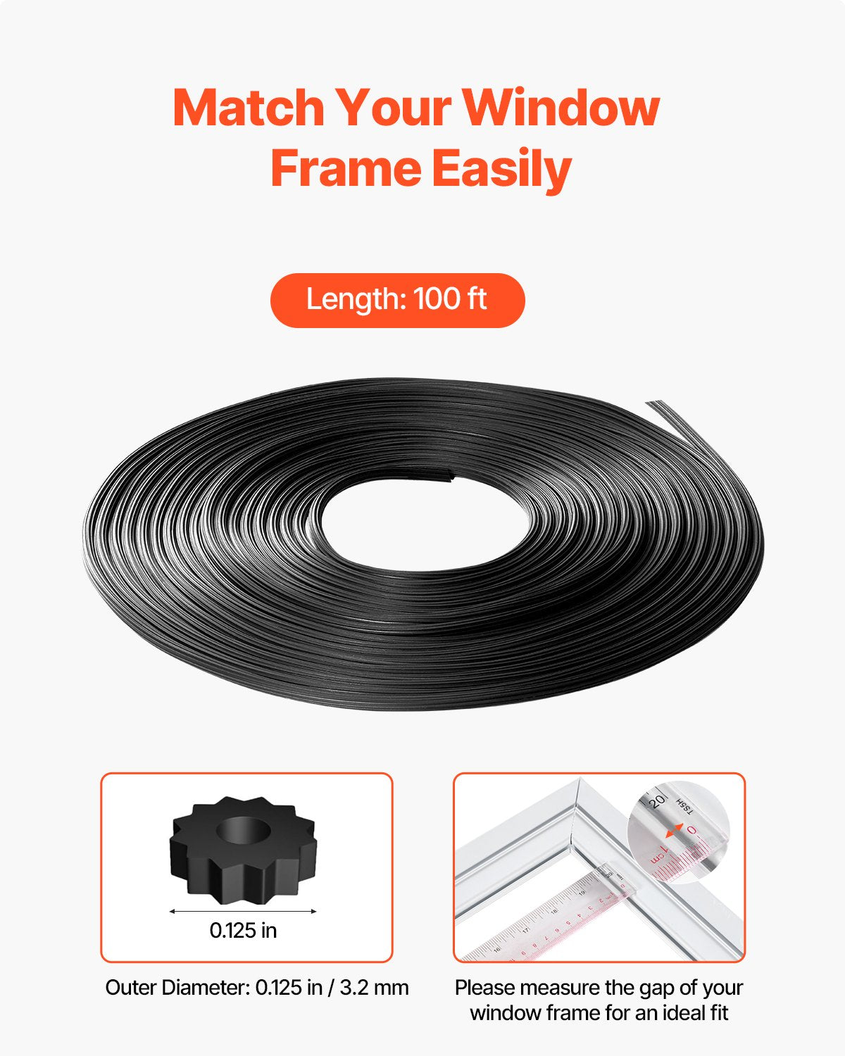Window Screen Spline Retainer Spline