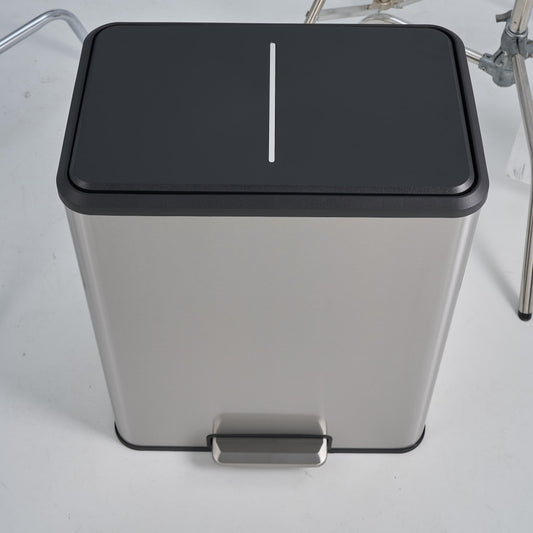 SSTC601-60L-S, Stainless Steel Kitchen Trash Can, 60L